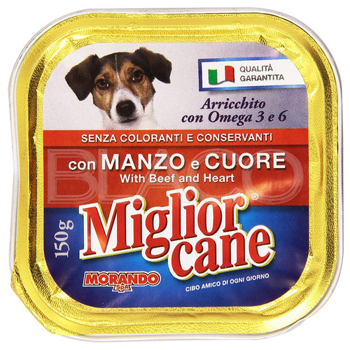 Migliorcane patè 150gr manzo - migliorcane,