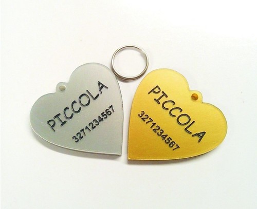 Medaglietta plexiglas cuore - medaglietta,