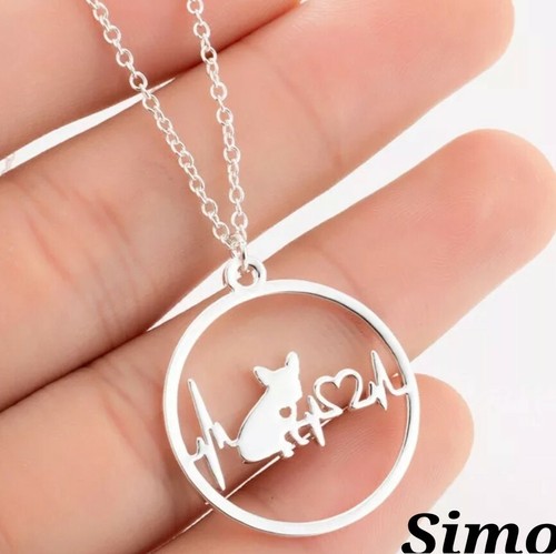 Collana donna argento - donna, cane